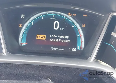 2017 Honda Civic Ex-L z USA, uszkodzony, nr VIN 2HGFC1F89HH638051